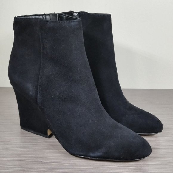 Sam Edelman Wilson Bootie, Black Suede, Womens Size 9 M - Picture 2 of 10
